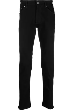 PT Torino High-rise slim-fit jeans - Black