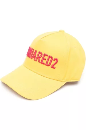 Dsquared2 Embroidered-logo baseball cap - Yellow