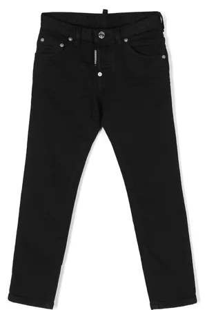 Dsquared2 Five-pocket straight-leg trousers - Black
