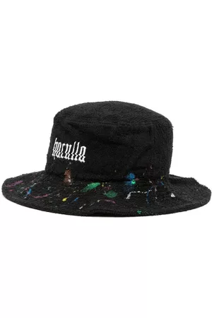 HACULLA Men Hats - Glitched bucket hat - Black