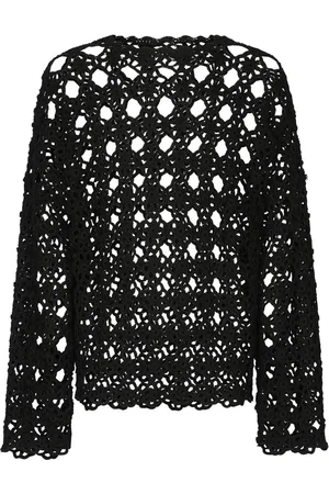 Dolce & Gabbana Open-knit cotton jumper