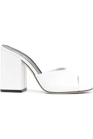 PARIS TEXAS Anja 105mm leather mules