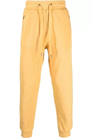 KSUBI Embroidered-detailing track pants - Yellow