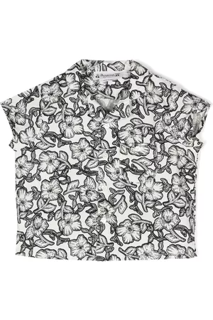 BONPOINT Shirts - Floral-print cotton shirt - White