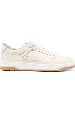 santoni Low-top leather sneakers