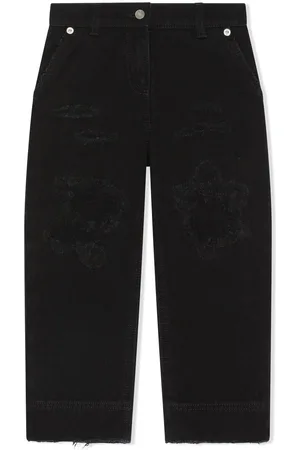 Dolce & Gabbana Distressed slim-cut jeans