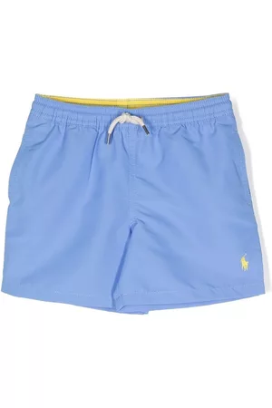 Ralph Lauren Polo Pony motif swim shorts - Blue
