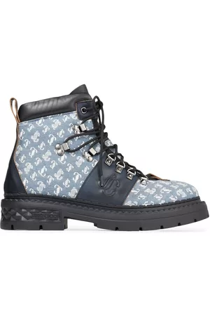 Jimmy Choo Men Outdoor Shoes - Marlow hiking boots - Blue