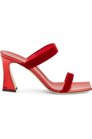 Giuseppe Zanotti Flaminia 85mm velvet sandals
