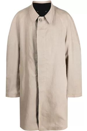 Maison Margiela Four-stitch reversible duster coat - Neutrals
