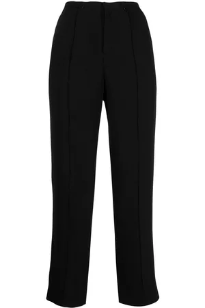 UNDERCOVER Women Formal Pants - Scallop-edge tailored trousers - Black