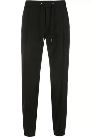 Armani Exchange Men Sweatpants - Slim-fit cropped track pants - Black