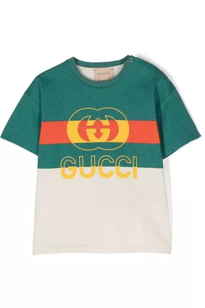 Gucci Logo-print cotton T-Shirt - Neutrals