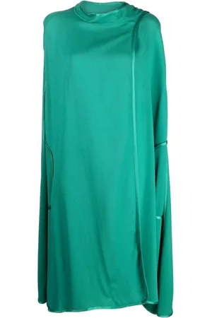 Stella McCartney Asymmetric knee-length cape
