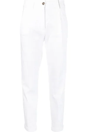 Fabiana Filippi Mid-rise slim-cut trousers