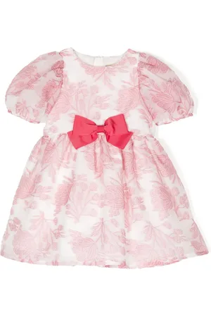 HUCKLEBONES LONDON Floral-print puff-sleeve dress