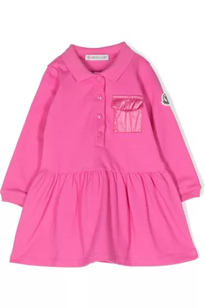 Moncler Polo-collar dress - Pink