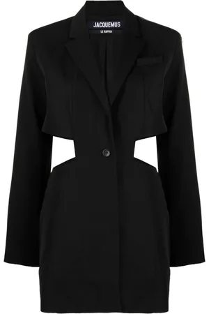 Jacquemus Women Blazer Dresses - Cut-out blazer-style dress - Black
