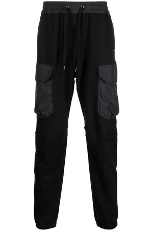 Parajumpers Men Cargo Pants - Tapered cargo track pants - Black