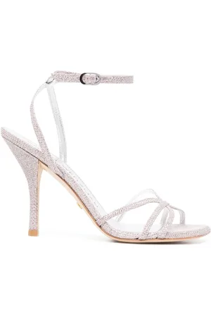 Stuart Weitzman Crossover-strap buckle-fastening sandals
