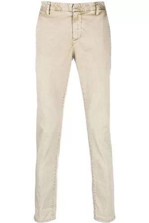 Dondup Men Skinny Pants - Pressed-crease skinny trousers - Neutrals