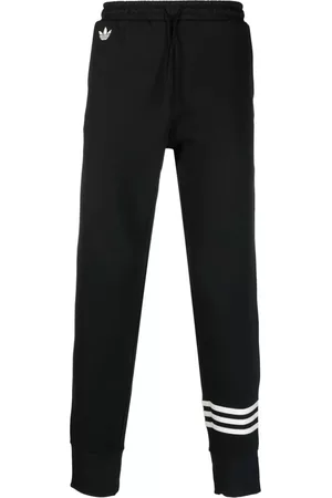 adidas Men Sweatpants - 3-Stripe detail track pants - Black