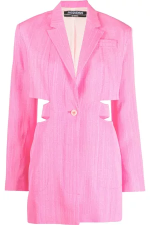 Jacquemus Women Party mini dresses - Bari blazer-style minidress - Pink