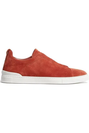 Ermenegildo Zegna Triple Stitch suede sneakers