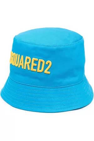 Dsquared2 Boys Hats - Logo-print bucket hat - Blue