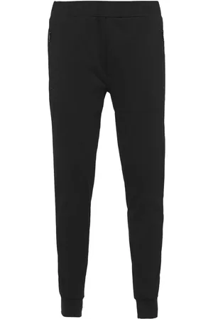Prada Logo-plaque slim-fit trousers