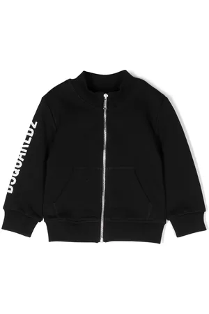 Dsquared2 Logo-print zip-up jacket - Black