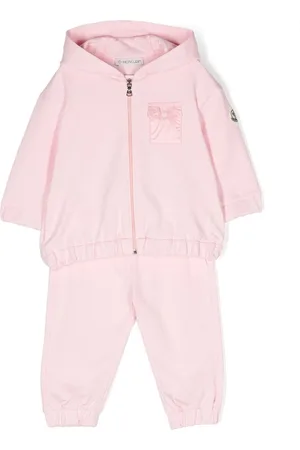 Moncler Logo-patch cotton tracksuit