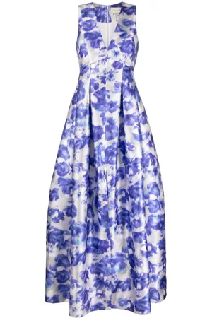 Sachin & Babi Women Party Dresses - Brooke watercolour-effect gown - Purple
