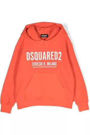 Dsquared2 Ceresio 9 logo-print cotton hoodie - Orange