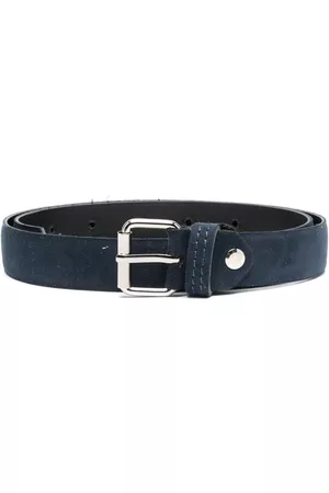 Paolo Pecora Belts - Metallic-buckle belt - Blue