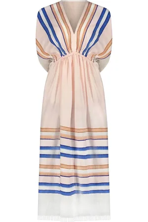 Lemlem Eskedar stripe-print midi dress