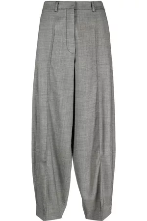 Stella McCartney Wide-leg tailored trousers - Grey