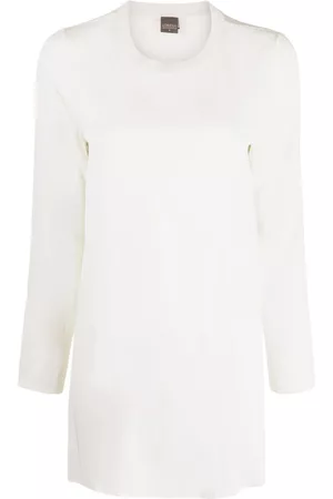 LORENA ANTONIAZZI Women Long Sleeve Tunics - Long-sleeve tunic top - White