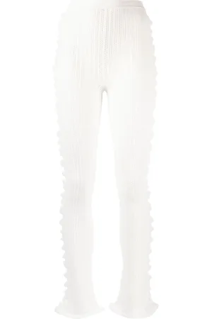 Acne Studios Crochet-knit leggings