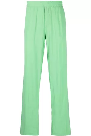 Msgm Fantastic cotton track pants - Green