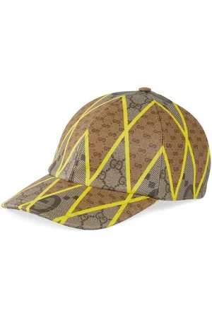 Gucci GG patchwork baseball hat - Brown