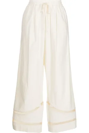 Muller Of Yoshiokubo Cut-out cotton track pants