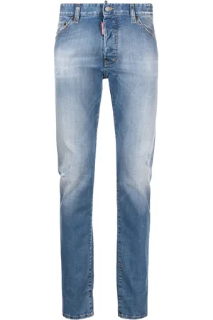Dsquared2 Slim-cut light-wash jeans