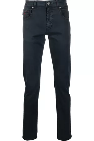 sartoria tramarossa Slim-cut straight-leg trousers - Blue