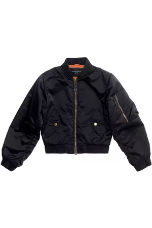 Balenciaga Ruched bomber jacket - Black