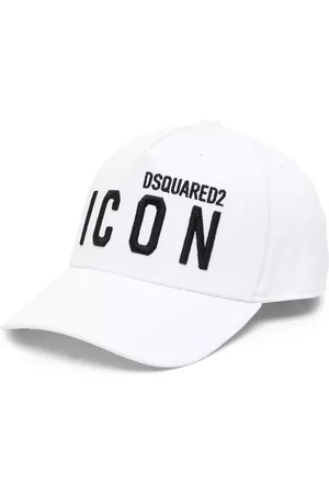Dsquared2 Boys Caps - Icon logo-embroidered baseball cap - White