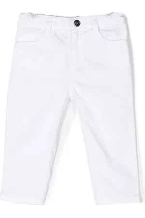 Emporio Armani Straight-leg cotton trousers