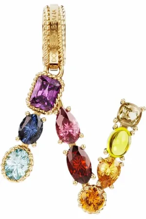 Dolce & Gabbana Rainbow N 18kt yellow multi-stone pendant