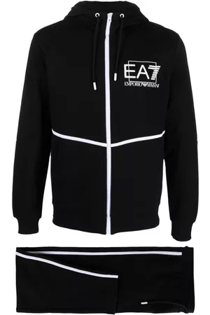 EA7 Sports Pants - Logo-print tracksuit - Black