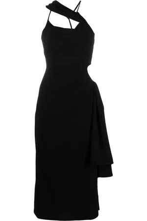 Jacquemus Abanada draped asymmetric dress
